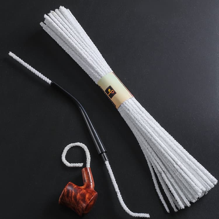 30cm Extra Long Pipe Cleaners, 50-Pack Cleaning Tools, Cotton Swabs for Pipe Stem, Tobacco Pipe Accessories