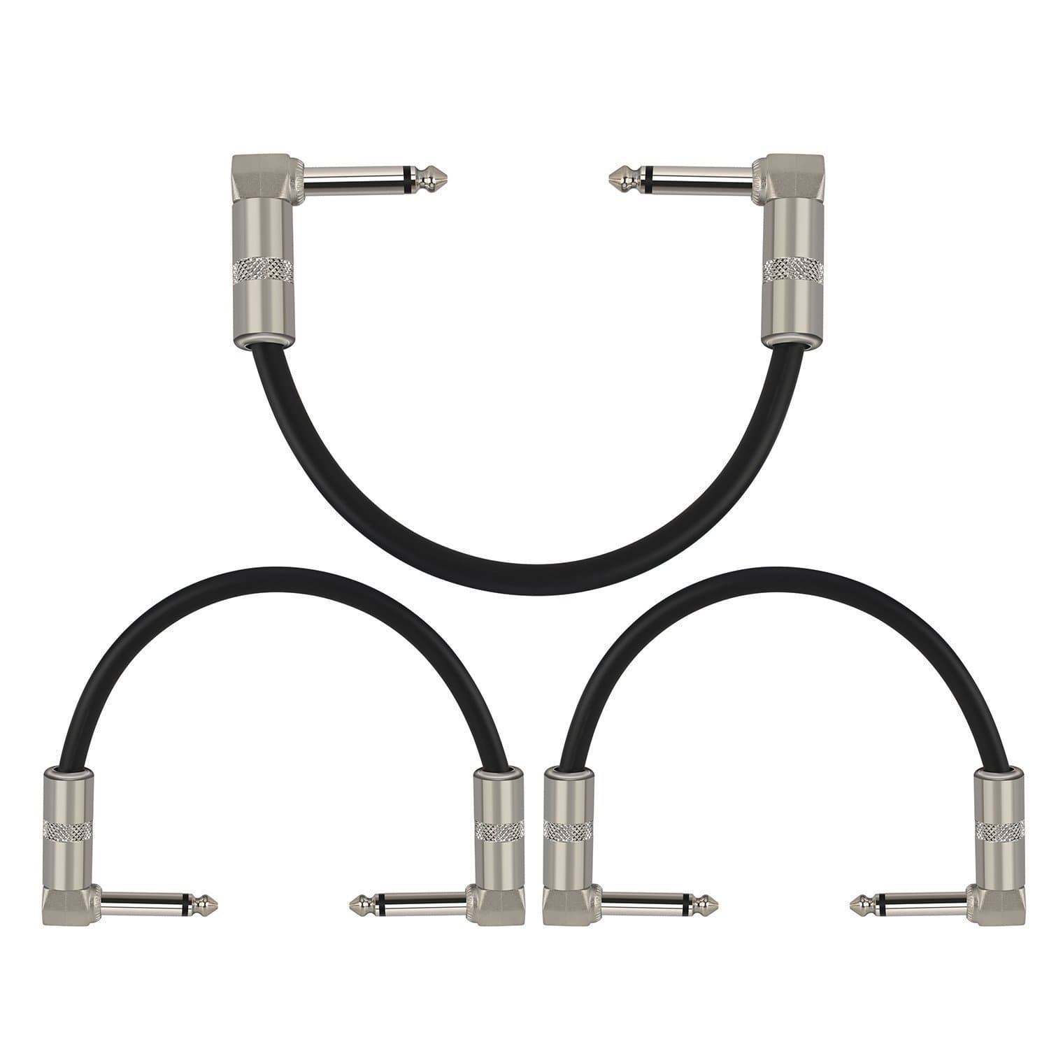Guitar Cable Wholesale Right Angle Flat Head Electric Guitar Audio Cable Effects Pedal Patch Cable Factory Supply