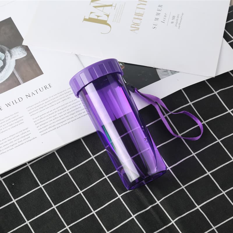 Brand New PC Super Durable Plastic Cup, High Transparency, Leak-proof, Drop-resistant, Portable Water Bottle, Customizable Logo Gift Cup