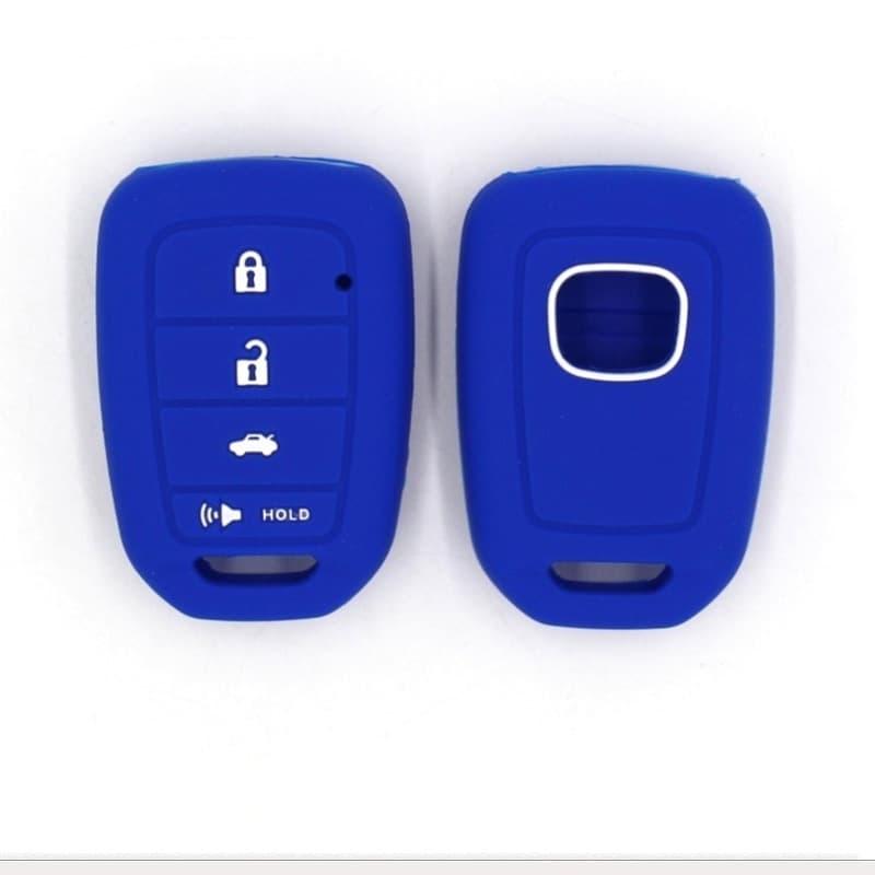 Wholesale Car Key Case Cover Set, Eco-Friendly Silicone Protective Case for Honda Straight 3-Button and 4-Button Keys