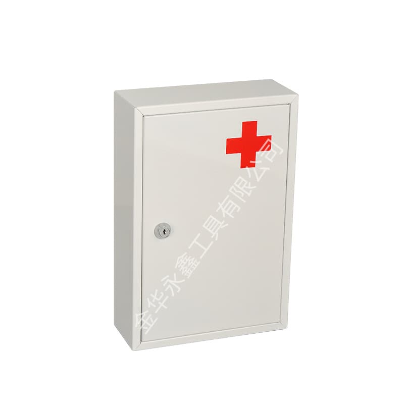 Factory Direct Sales Medical First Aid Kit Household Medical Supplies Box Metal Medicine First Aid Kit Emergency Essentials