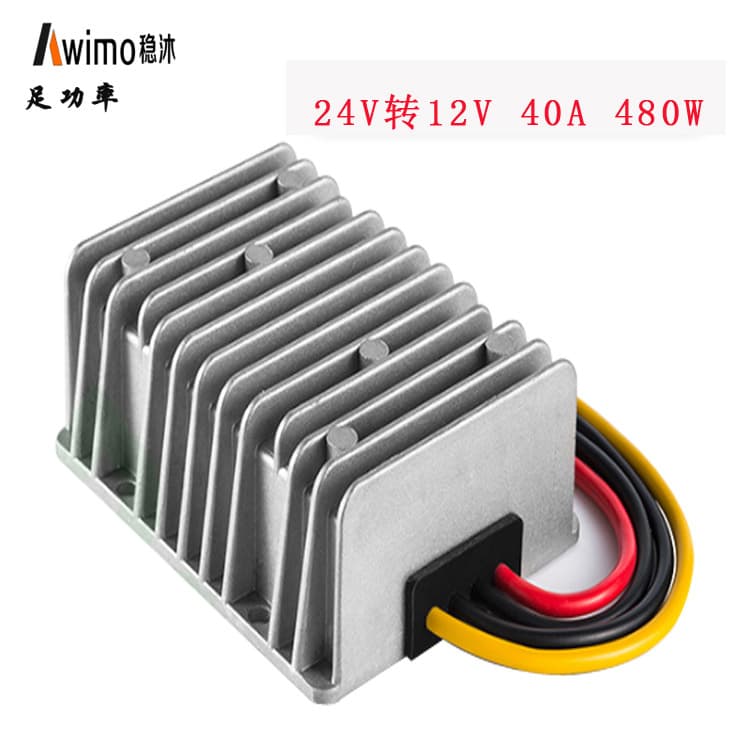24V to 12V 40A Car Power Converter 24V Step Down to 12V Voltage Regulator Module DC-DC Buck Converter