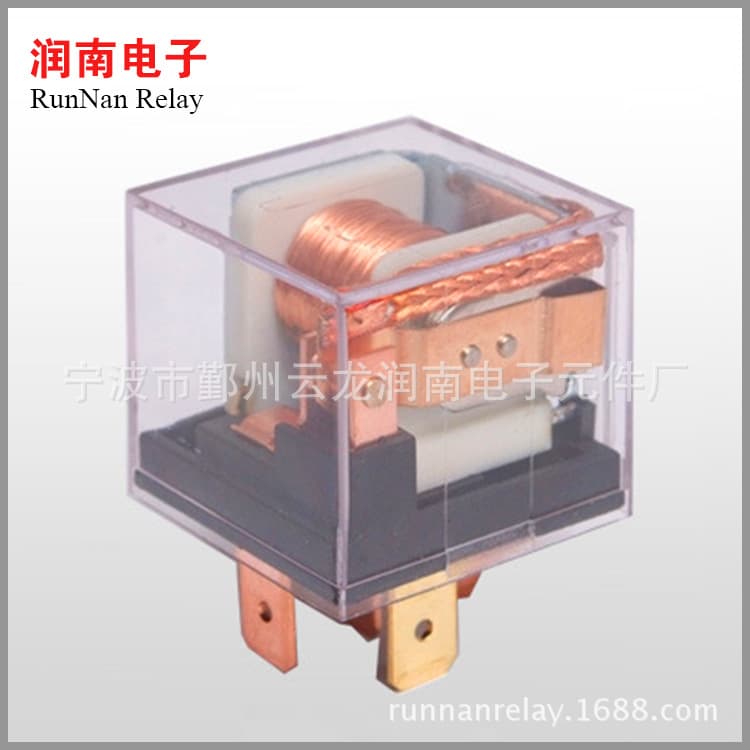 Mass Production Supply Automotive Relay 12V-24V Transparent Relay Waterproof Relay