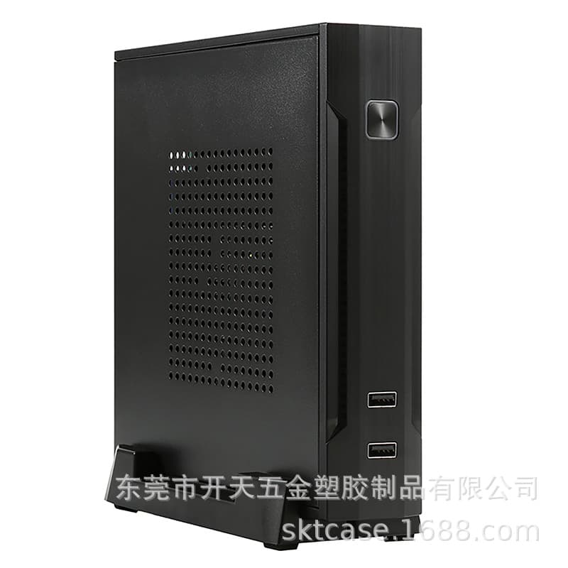 SKTC with Feet TX01 Industrial Half-height Ultra-slim All-in-one Mini Desktop Wall-mount HTPC Chassis