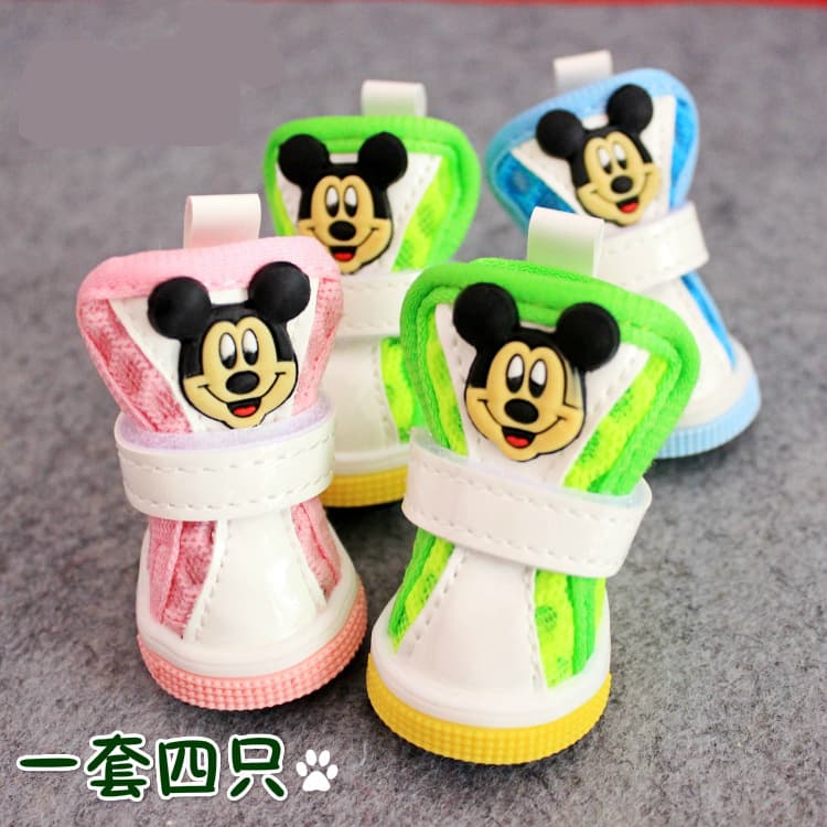 Dog Shoes Summer Style Pet Shoes for Teddy, Bichon, Poodle, Pomeranian, Schnauzer Breathable Shoes
