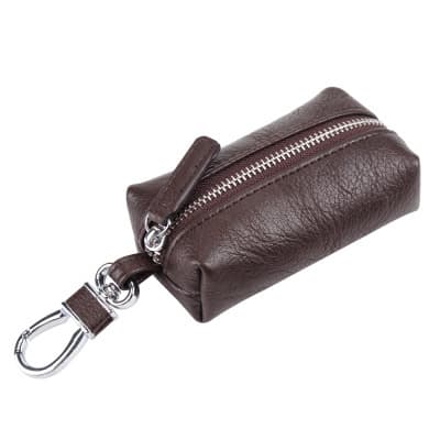Wholesale New Mini Car Key Bag Business Pu Leather Men's Wallet Coin Purse Small Bag Direct Factory Outlet Car Accessories