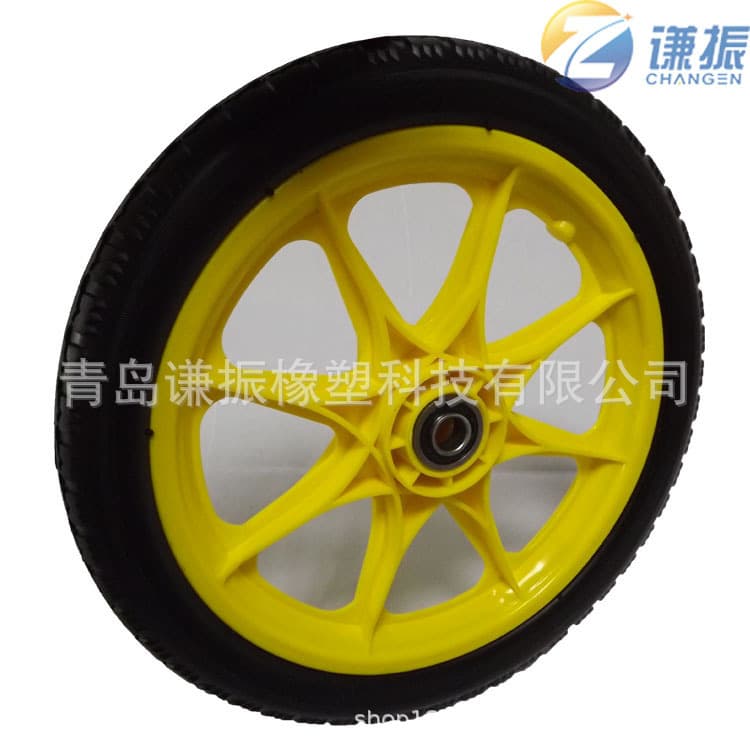 Custom various plastic wheels, 14-inch PU wheels, 20-inch inflatable tires with aluminum alloy rims, children's vehicle PP hubs
