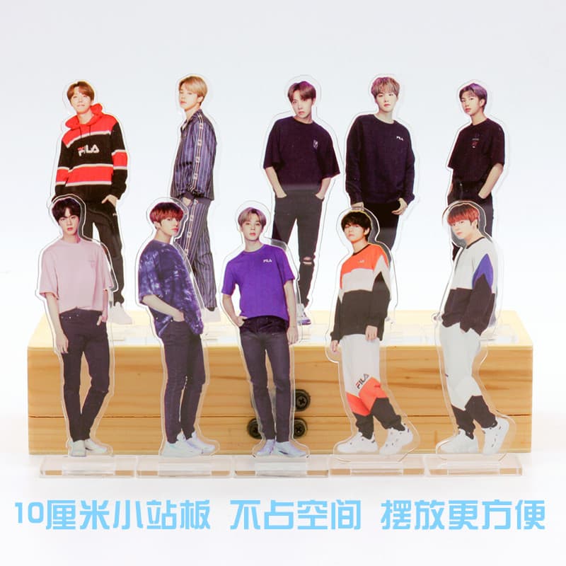 BTS Park Jimin Kim Taehyung Jungkook Min Yoongi Merchandise 7th Album Acrylic Standee 054 Vertical
