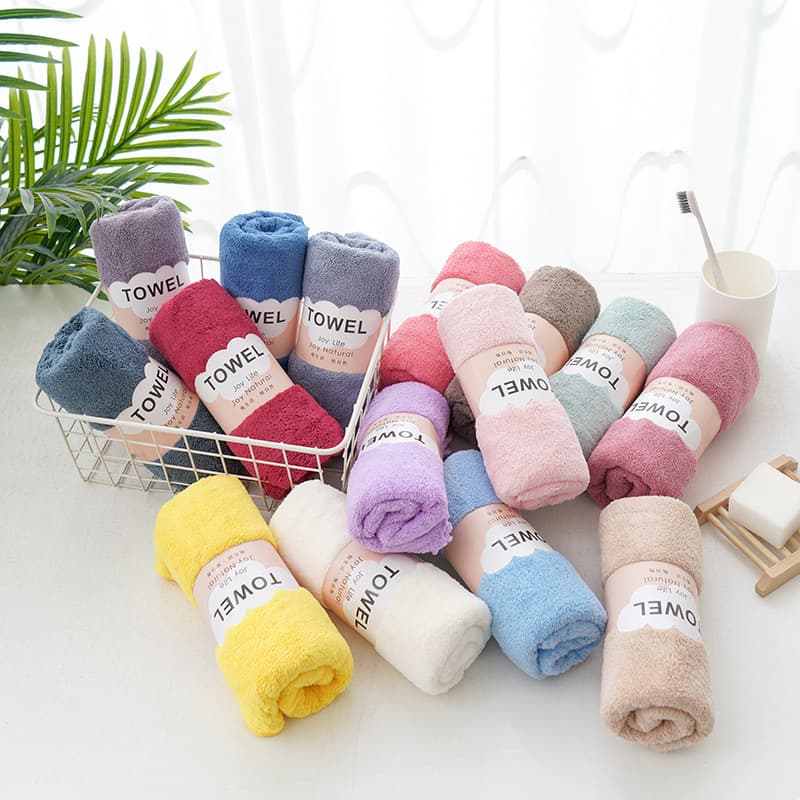 Coral Fleece Towel Waistband Gift Pack Thick Absorbent Towel Soft Corporate Gift Towel Barber Beauty Towel