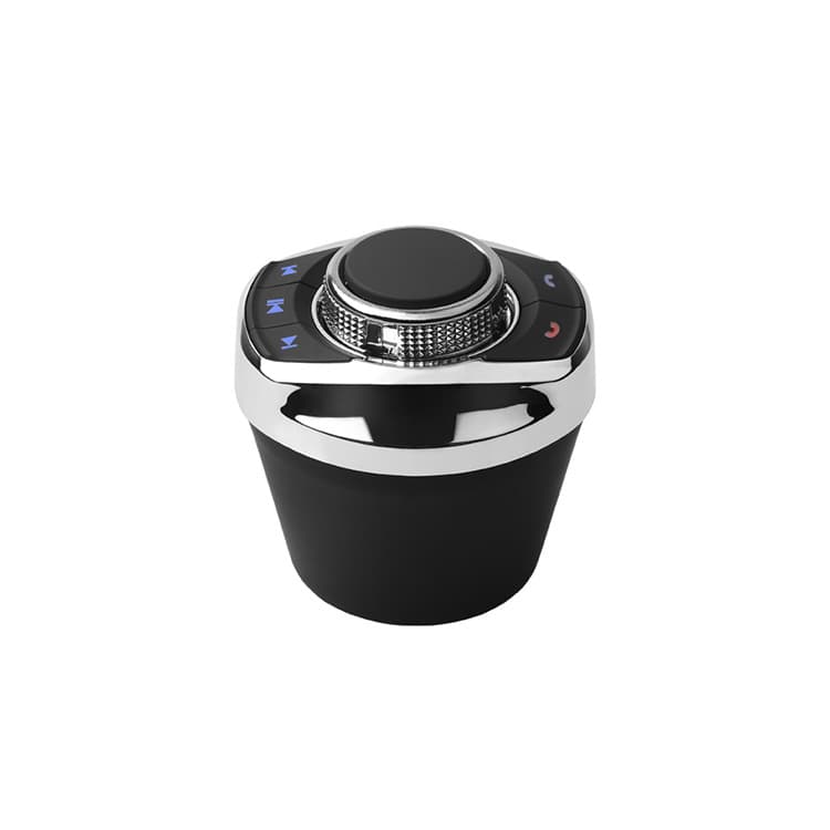 Car Steering Wheel For Honda Civic 1996-2000 Leather Material 350mm Diameter Black Color
