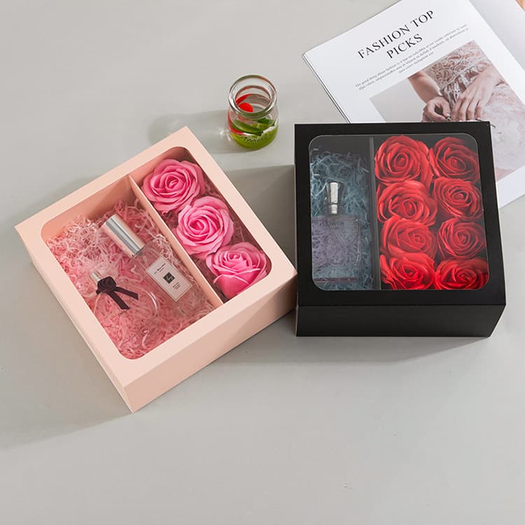 Valentine's Day gift box, hand-held flower box, flower gift box, birthday gift box, eternal flower box, lipstick gift box