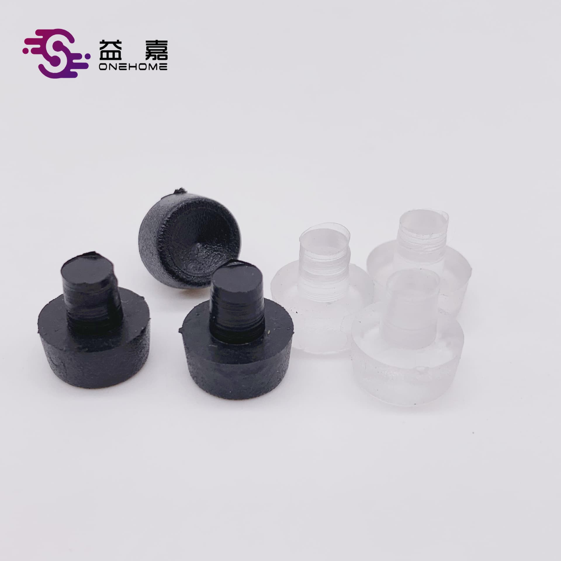 Rubber Plug 10X5X11.5mm Transparent Small Rubber Nail Anti-Slip Rubber Plug PVC Rubber Nail Black Rubber Plug Soft Rubber Plug