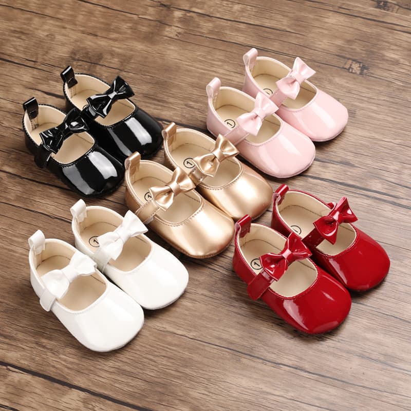 Spring/Autumn 0-1 Year Baby Walking Shoes Soft Sole Breathable Infant Shoes Versatile Princess Shoes