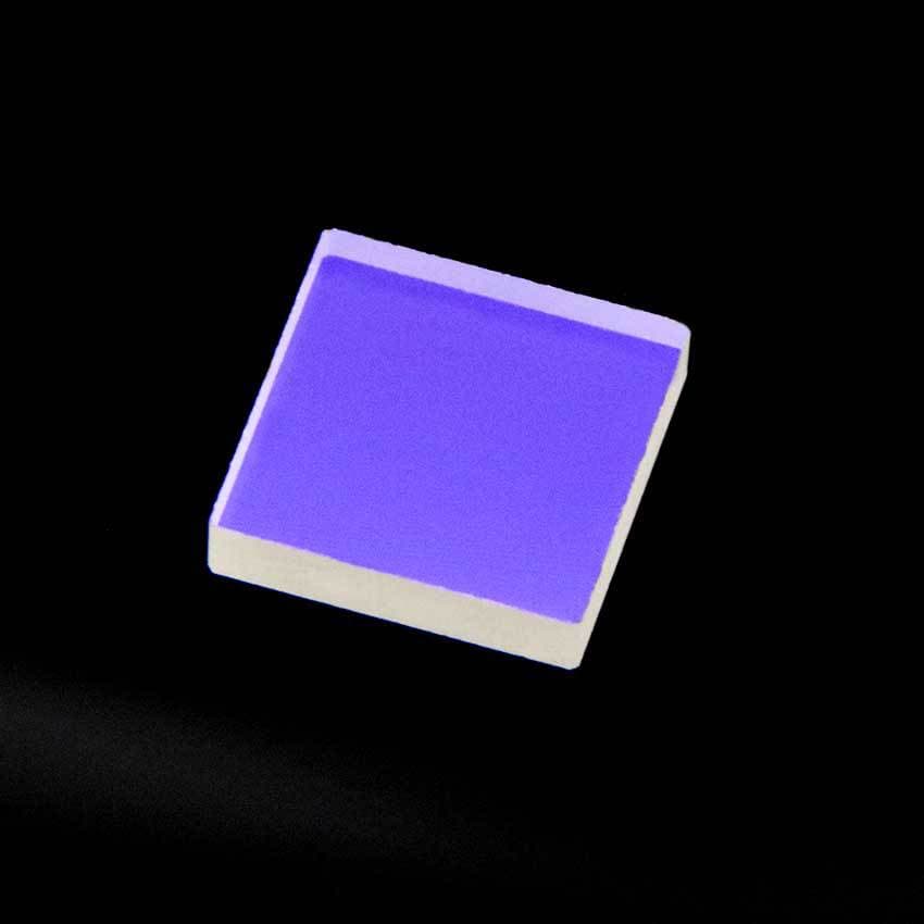 Optical Glass Flat Mirror 9×9×2 Coated 405nm Thickness Tolerance 0.2 Custom Machined to Drawing