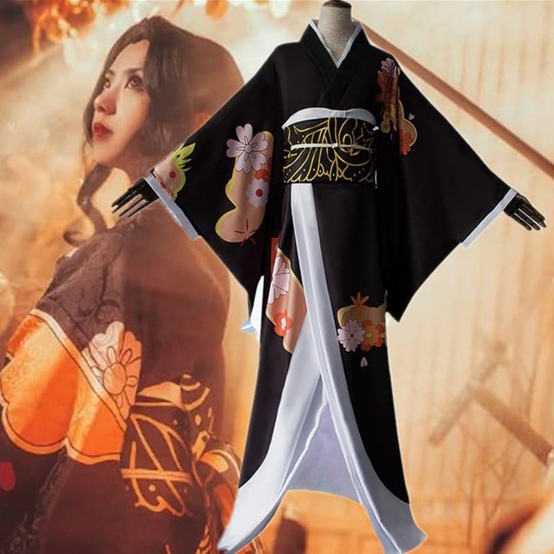 Spot Demon Slayer full set of Demon Slayer cos costume Demon Slayer headgear Demon Slayer cosplay costume