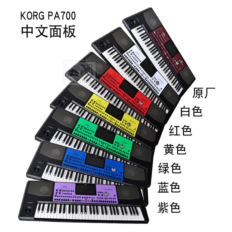 KORG Keyin pa600 700 1000 Keyboard Color Chinese Panel Synthesizer PTC Card Suitable for Beginners