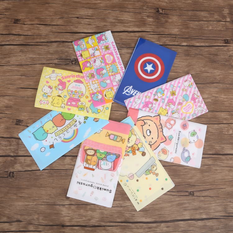 In-Stock Cartoon Mask Storage Clip, Mask Temporary Storage Clip, Inner Antibacterial Dustproof Plastic Mask Storage Bag