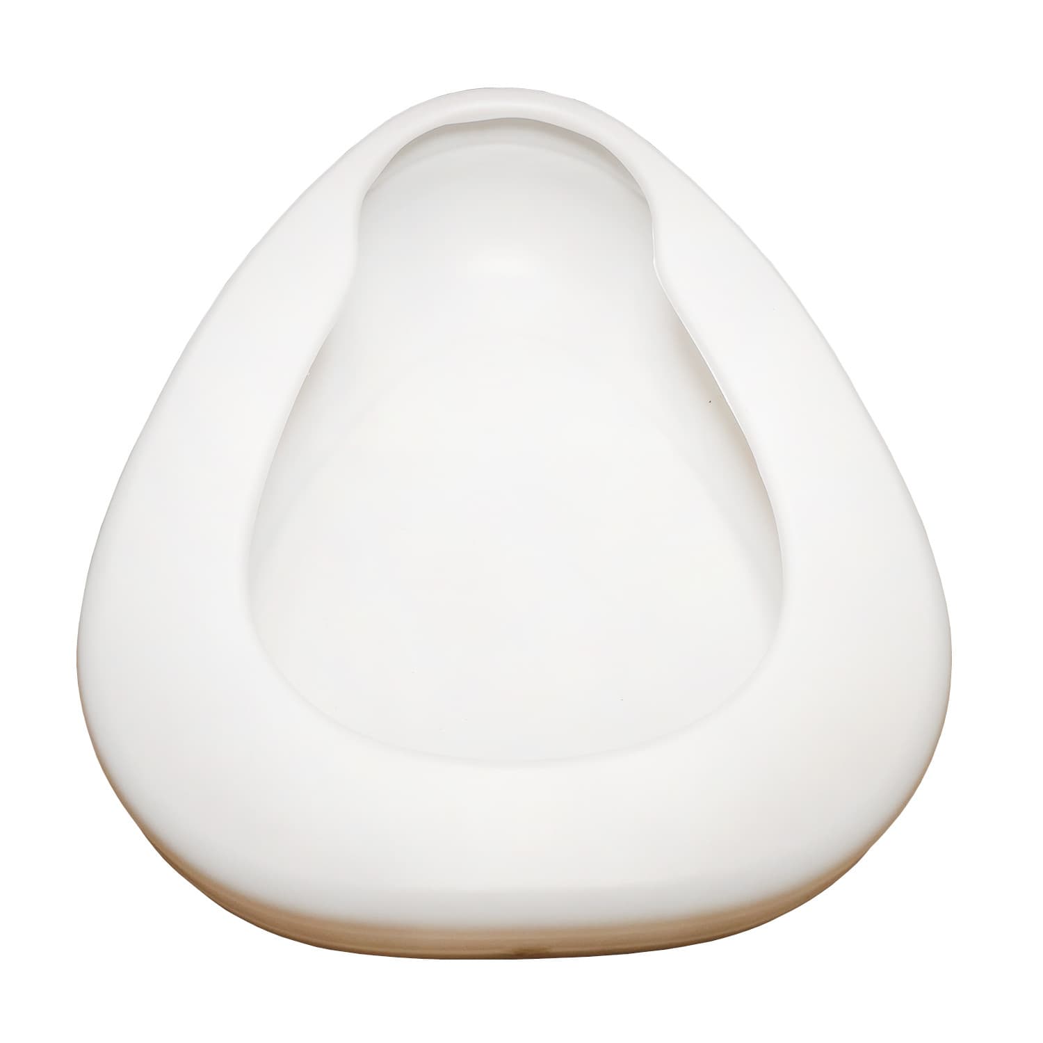 Factory Direct Supply Hospital Use Small White Plastic Bedpan Elderly Bedridden Commode Urinal Pot Toilet Seat