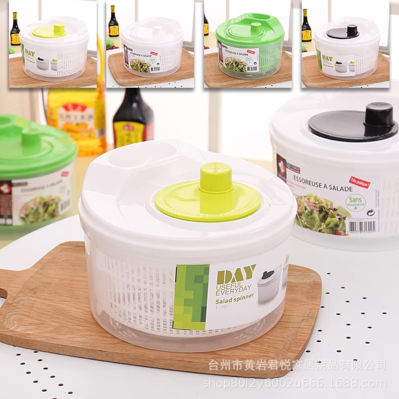 BSCI Vegetable Dehydrator and Dryer for Home Use, Large Capacity Fruit Dehydrator, Draining Tool, Salad Dehydrating Basket Wholesale