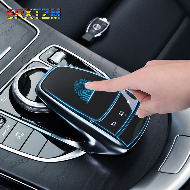 Suitable for Mercedes-Benz C-Class/GLC/Mercedes-Benz E-Class central control mouse film Mercedes-Benz mouse protective film central control film