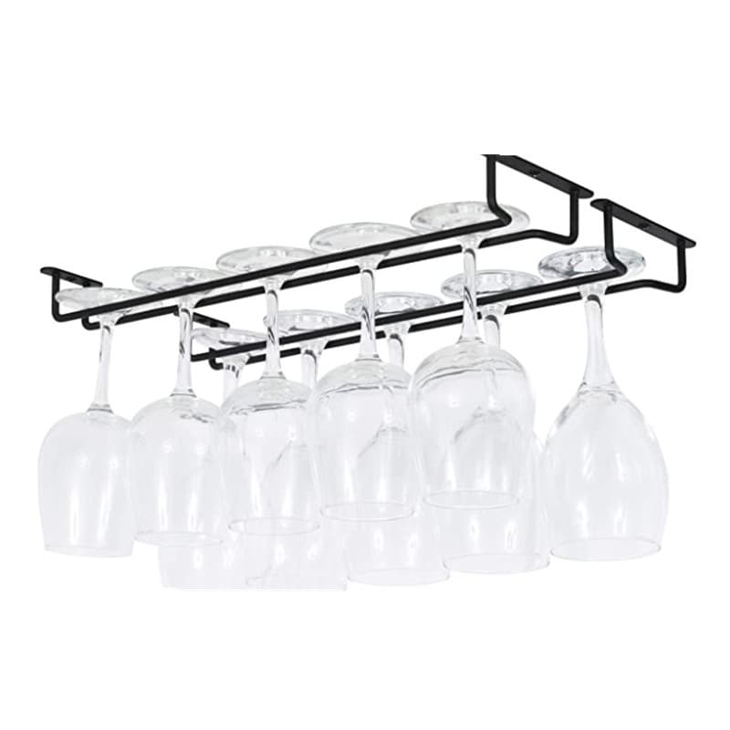 Single Slot Creative Inverted Wine Glass Rack Kitchen Cup Rack Hanging Cup Holder for Home Wine Cabinet Bar