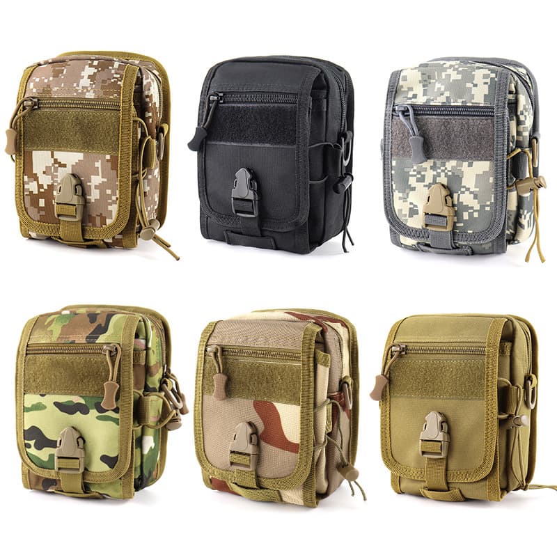 Factory Direct Outdoor Sports Multifunctional Phone Waist Bag for Men Large Capacity Belt Loop Single Shoulder Crossbody Tactical Waist Pack