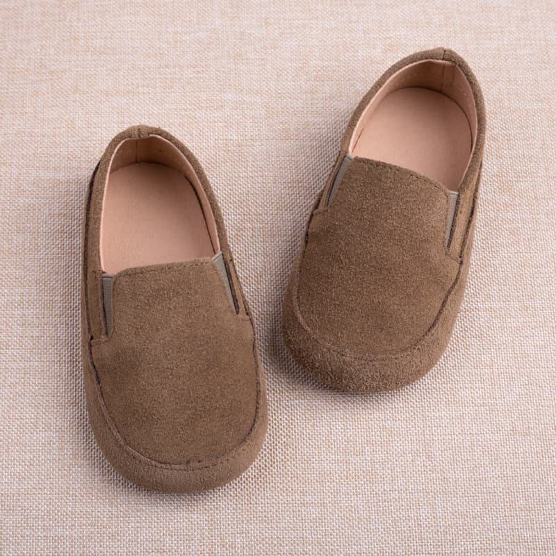 British Style New Children's Moccasins Spring Autumn Baby Soft Sole Shoes Girls Princess Shoes Boys Casual Leather Shoes