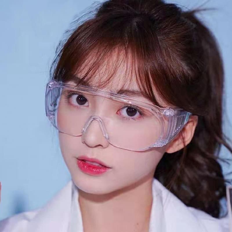 Ventilated Safety Glasses Protective Goggles Lab Eyewear Clear Anti-Splash Goggles Wholesale Eye Shield