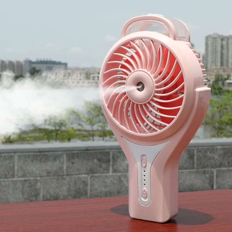 Spray small fan mini rechargeable student dormitory handheld usb water spray small portable beauty humidification silent