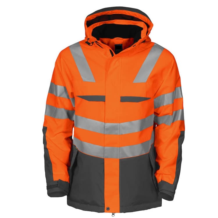 Professional Custom Oxford Cloth Safety Jacket Thickened Warm Reflective Safety Jacket Cold-Proof Workwear Work Jacket