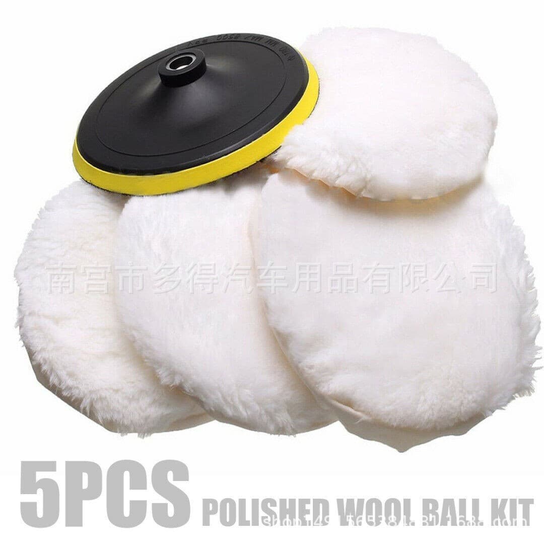 Cross-border Self-Adhesive Faux Wool Ball Polishing Disc, Imitation Wool Disc, Wool Wheel, Sponge Wheel Supply