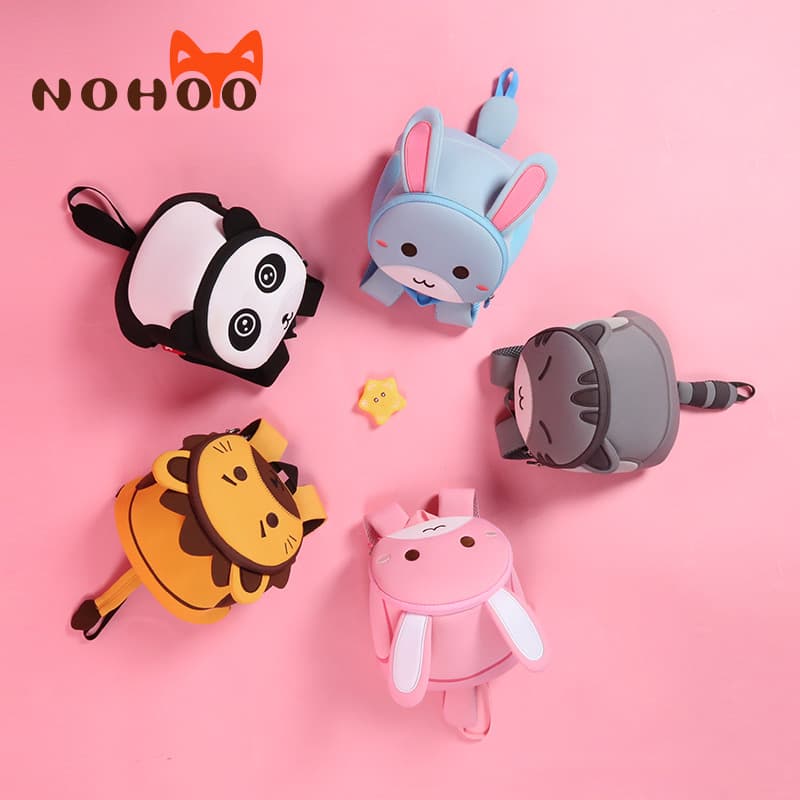 Nuohu Backpack for Kindergarten Boys and Girls Ages 1-3-6, Anti-Lost Backpack, Small Children's Backpack for Girls
