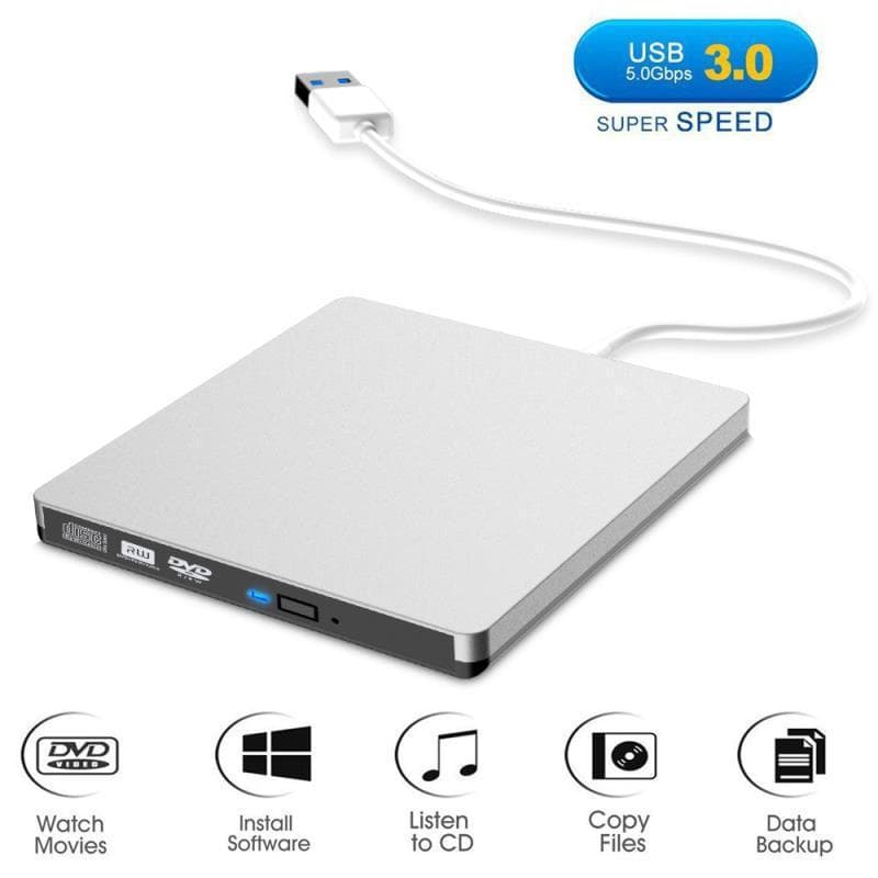 Factory Wholesale USB DVD Drive Compatible with 12.7mm External Optical Drive Tray Mechanism, Mobile Optical Drive