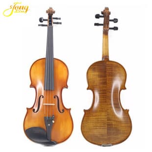 Tongling Brand Handcrafted Violin for Beginners Students Practice with Pattern, Wholesale Includes Case and Bow