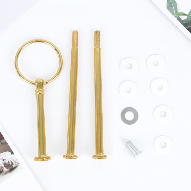 Fashionable Home Dining Supplies Three-Layer String Plate Fruit Plate Stand Fruit Holder Cake String Round Ring