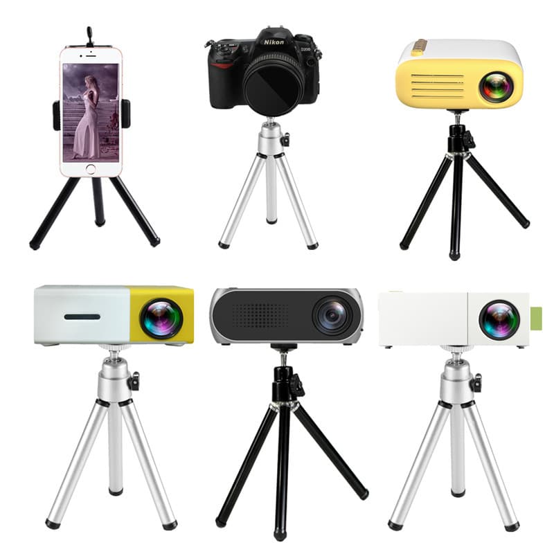 Portable home projector tripod, mini phone holder, camera/camcorder 6.0 tripod
