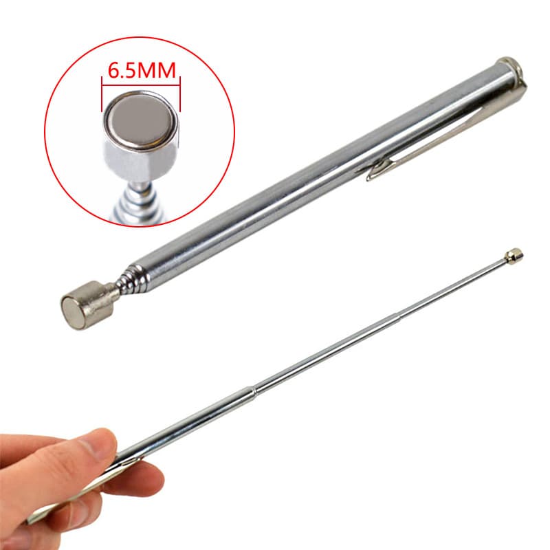 Strong magnetic iron-attracting rod, magnetic rod for picking up iron, automotive repair tool picker screw rod with strong magnetic attraction.
