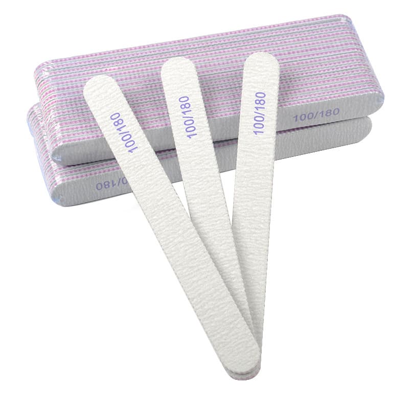 Wholesale double-sided nail file, nail sanding strip, nail edge and shape trimming file, nail tool