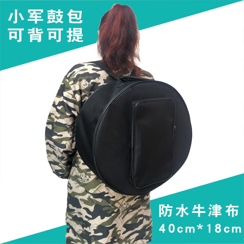 Factory wholesale single-layer padded 12/14-inch student snare drum bag set with music store LOGO printing