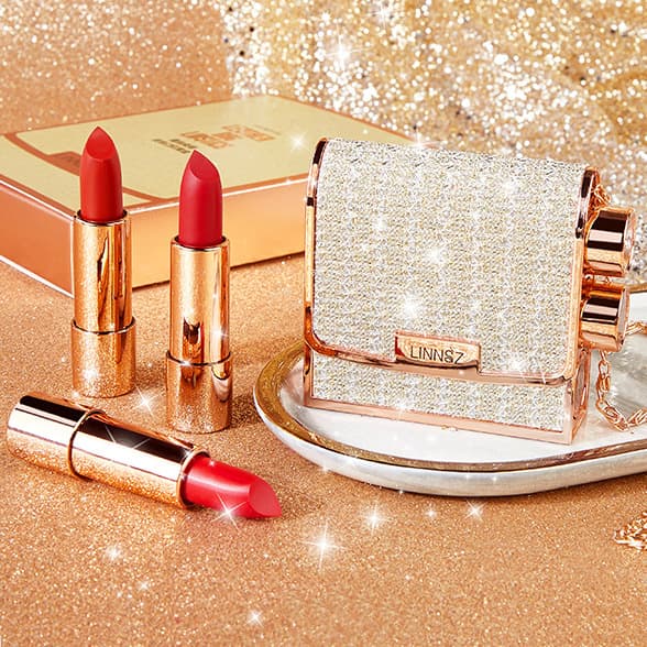 Velvet Matte Lipstick Set Long-lasting Color Cosmetics Lace Design Princess Series Retro Red Tomato Berry Color Lipstick Kit