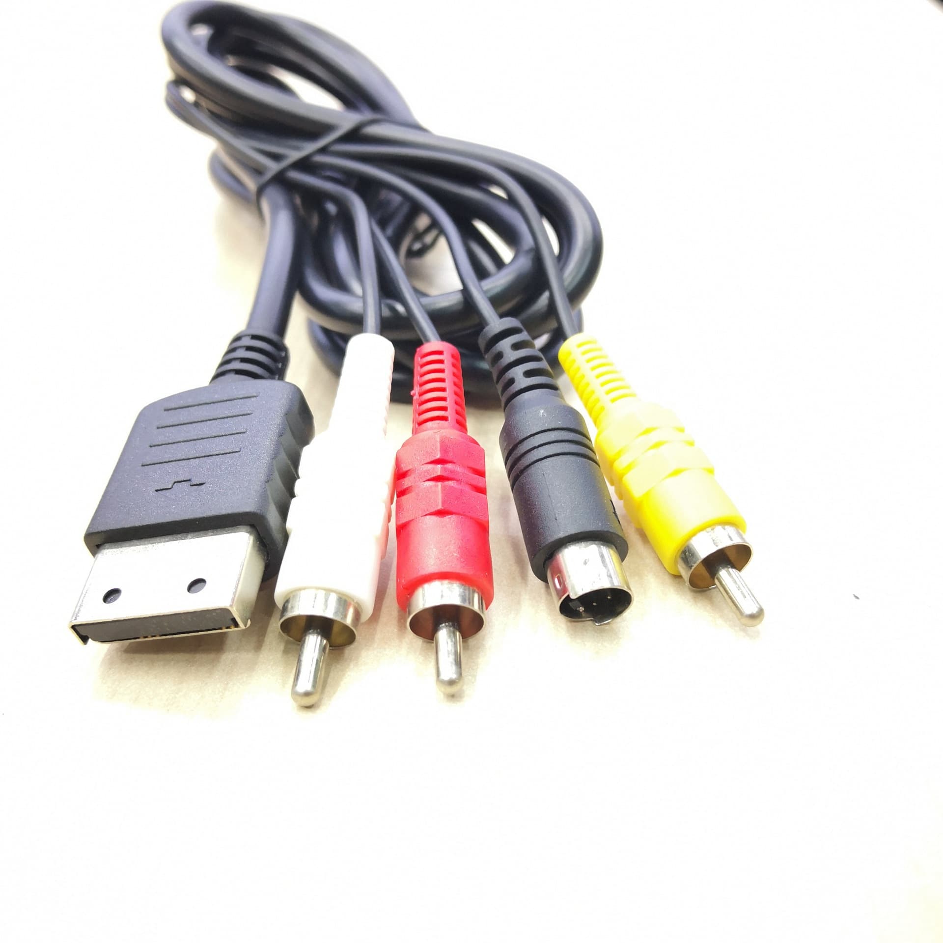Suitable for SEGA Dreamcast S-AV cable Sega DC128 S-AV cable 1.8M black