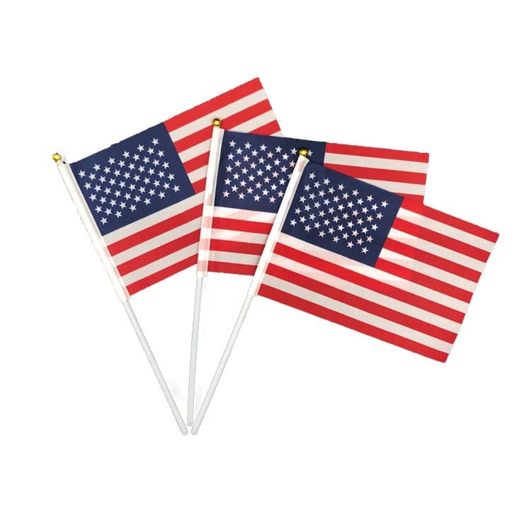 American flag, United States, Canada and Mexico World Cup Congyou 14X21cm 8 flags of all countries in the world hand wave flag red flag colorful flag