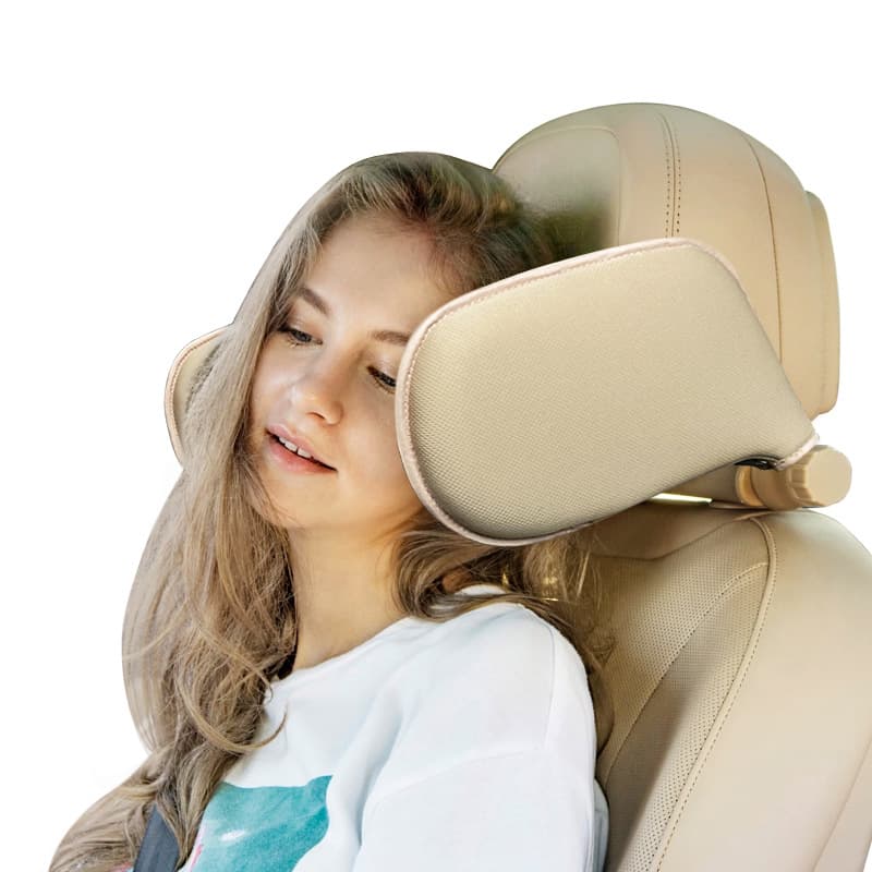 Car Children Headrest Pillow Neck Support Seat Side Car Accessories Pillow Simple Style Fire Resistant