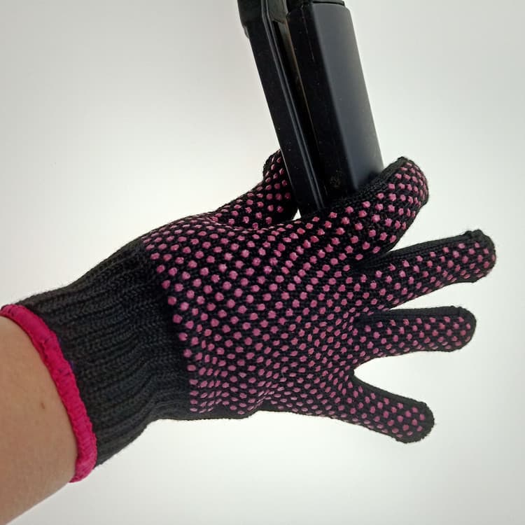 Factory direct supply perming hairdressing heat-resistant gloves 150-degree daily use insulated gloves with rubberized anti-slip coating