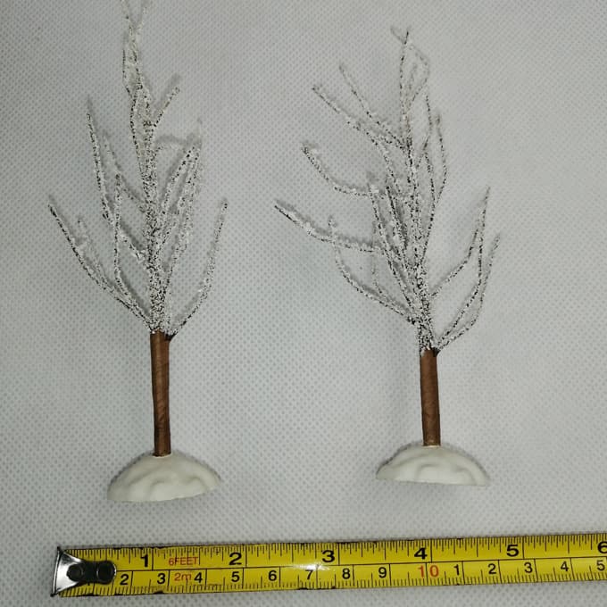 Christmas Decorations Desktop Mall Kitchen Window Ornaments Snowflake Sticking Simulated Dry Tree Mini Christmas Tree