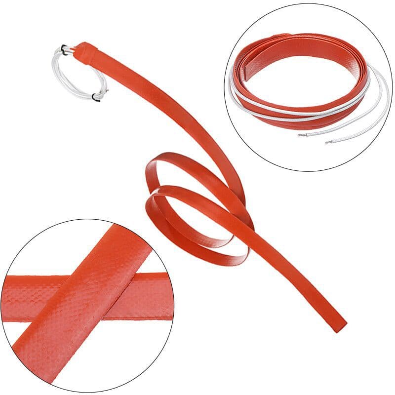 15mm*1200mm 90W 12V Silicone Heater Heating Pad/Heating Belt Manufacturer - Customized One Piece with Free Shipping