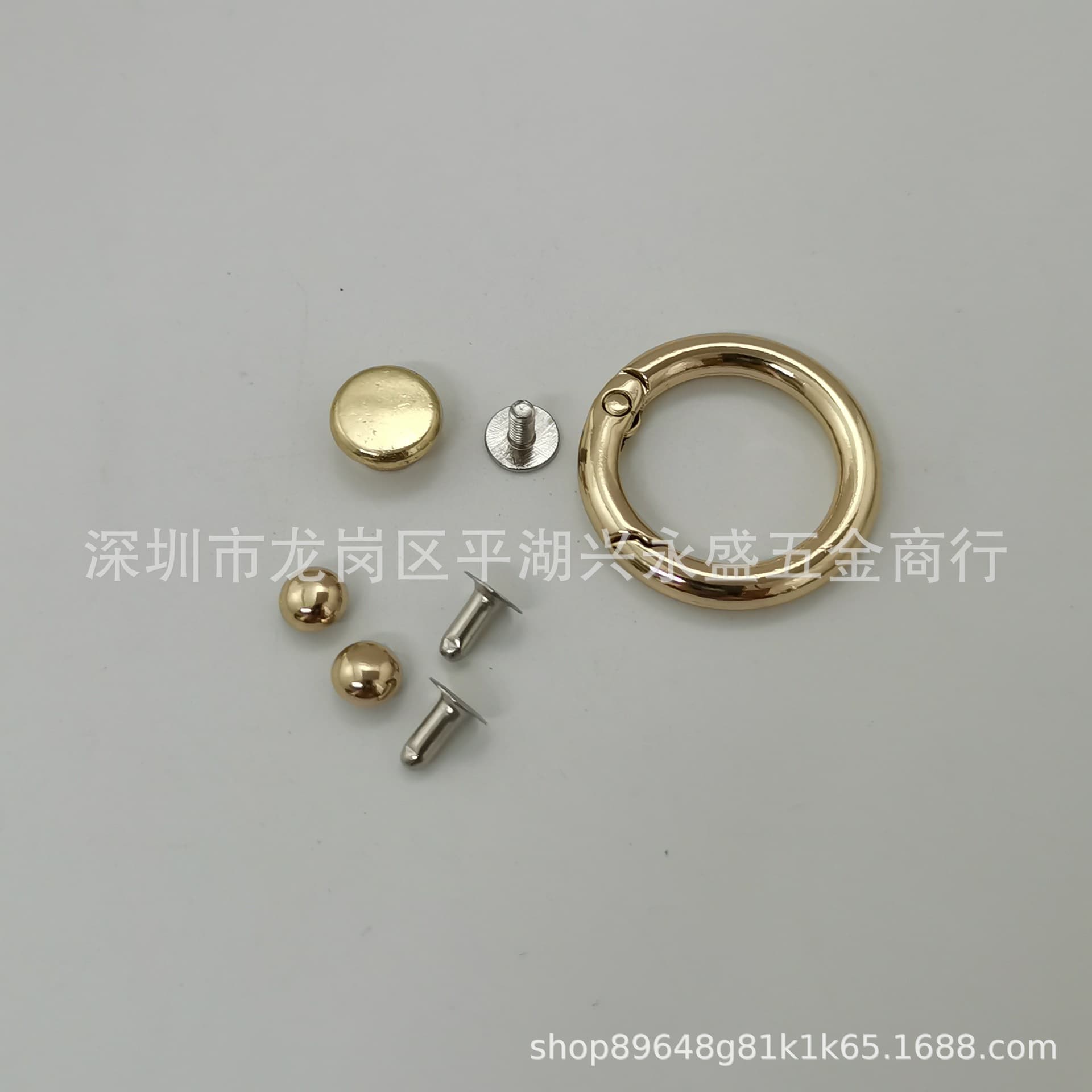Phone Case Digital Wrist Strap Hardware Accessories Phone Case Stand Hardware Spring Ring Flat T-Pin Wrist Strap Buckle