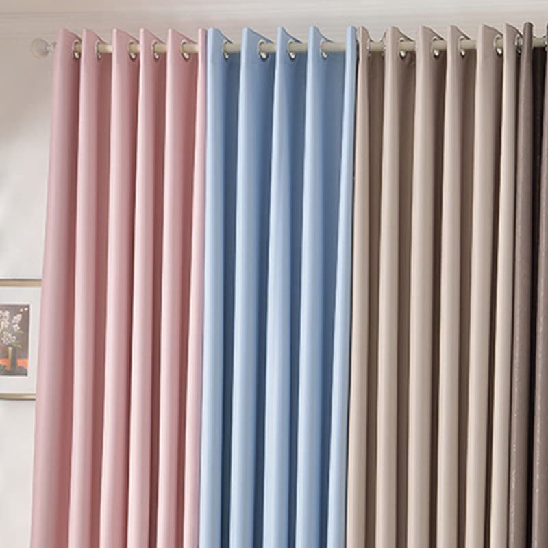 Curtain head fabric curtain lining tablecloth hotel engineering cloth solid color high precision semi-shading wholesale high density shading