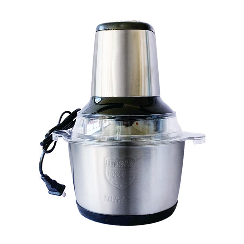 Zhuoqiao Meat Grinder 2L Stainless Steel Household Electric Food Processor Meat Mincer Vegetable Chopper Wholesale