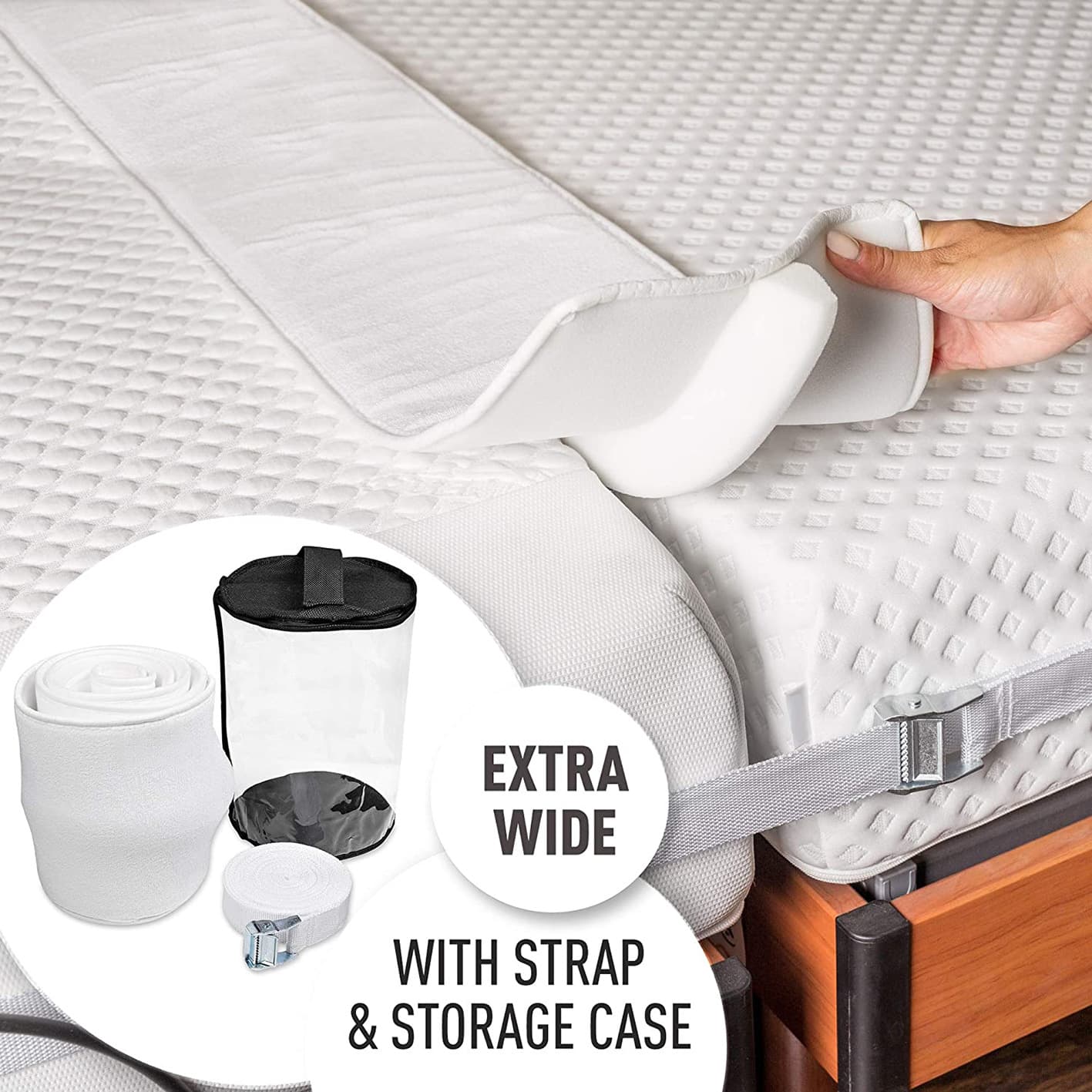Bed Bridge, Mattress Connector, Double Bed Bridge, King Size Mattress Strap, Gap Filler